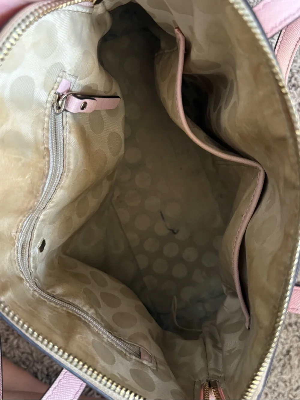 kate spade Pink Saffiano Dome Satchel